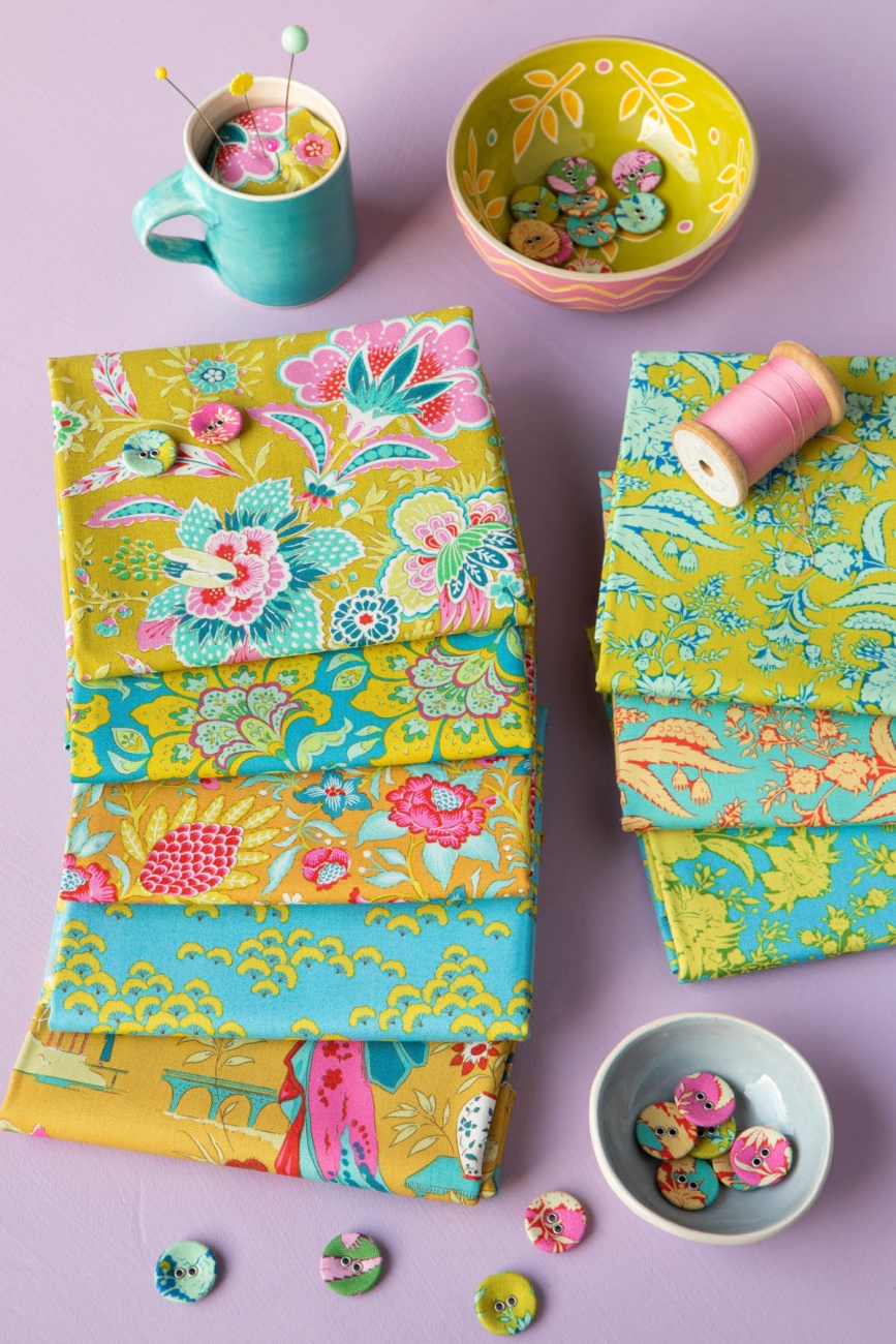 Tilda Patchwork Stoff Baumwolle - Abloom Dijon